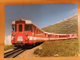Postkarte FO Furka - Oberalp Bahn Deh 4/4 Pendelzug
