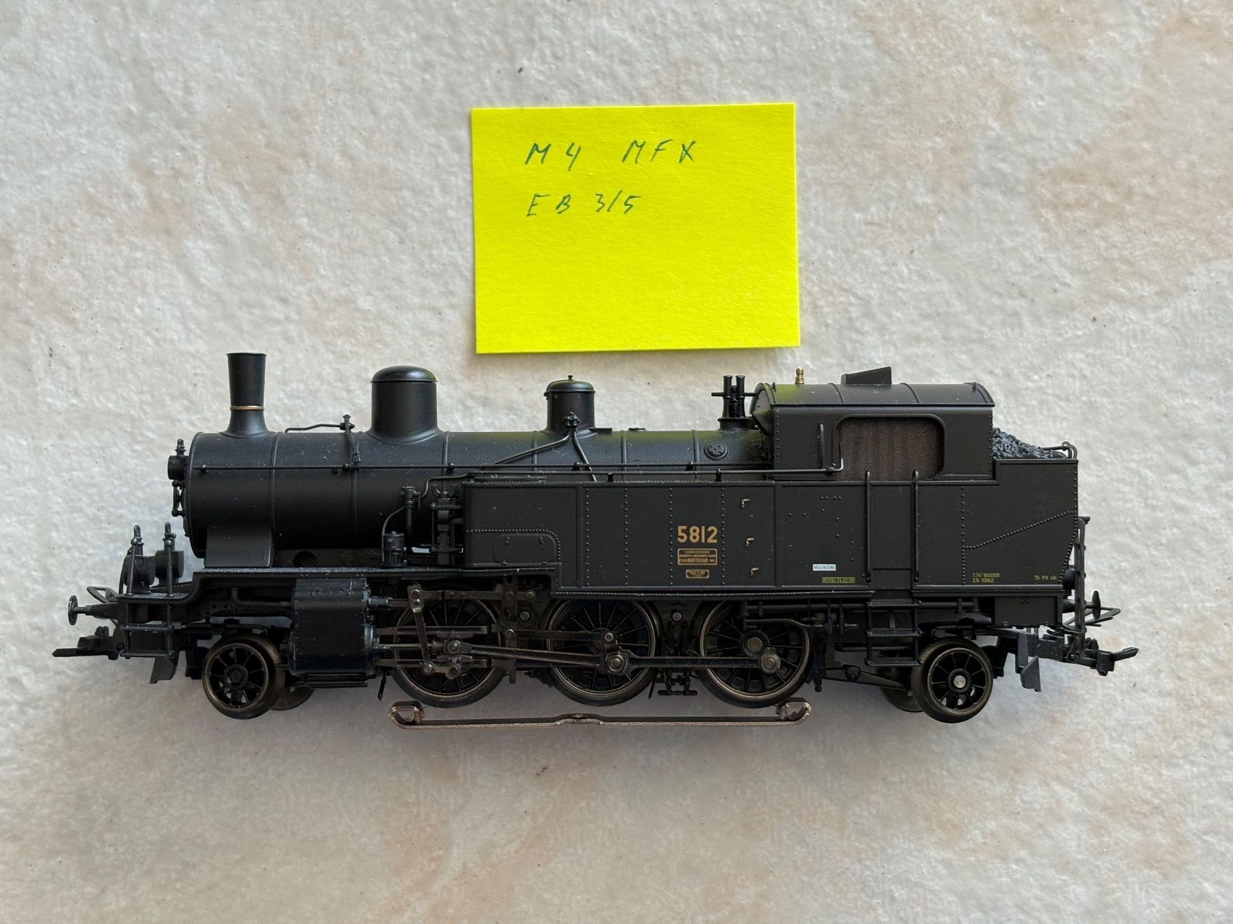 Märklin Modellini di ferrovie: Marklin 37136 Dampflok Eb 3/5 SBB 5812 Digital – Usato da Hauterive NE venduto da eriamch