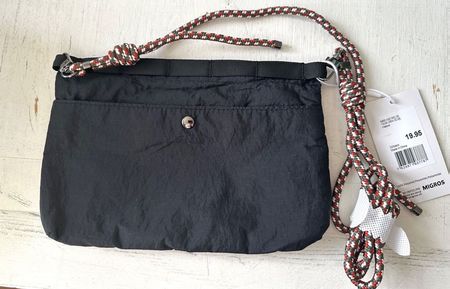 🟢 Fr. 19,95 Sac pochette noir NEUF / Tasche NEU
