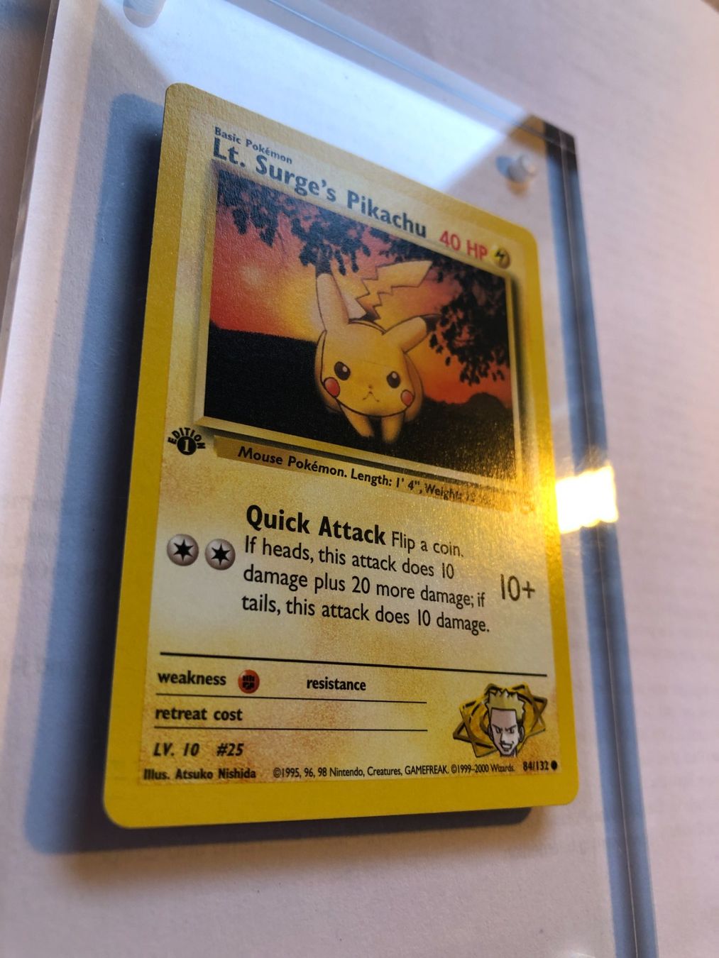 Carte collezionabili: Lt. Surge's Pikachu 1st Gym Challenge - MINT - ab 1.- – Usato da Giubiasco venduto da dan_pr8b 1