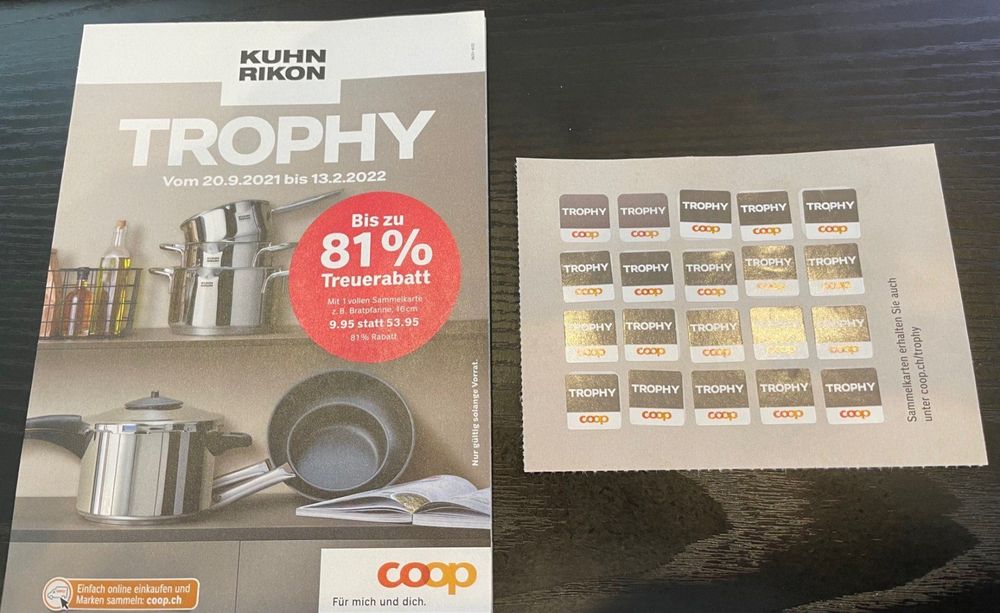 Coop Trophy Kuhn Rikon - 1 volle Karte (Gebraucht) in Lengwil für CHF 4 ...