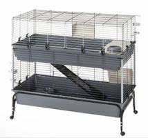 Nagerkäfig / Kaninchenkäfig 2-stöckig