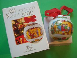 Weihnachtskugel 2000 Hutschenreuther