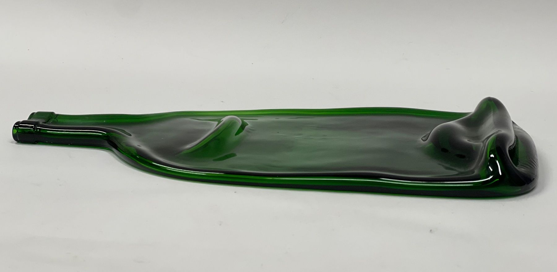Sonstiges Geschirr & Gläser: Dekorative Flasche aus Glas, geschmolzen – Gebraucht aus Olten von ELHANDEL 4