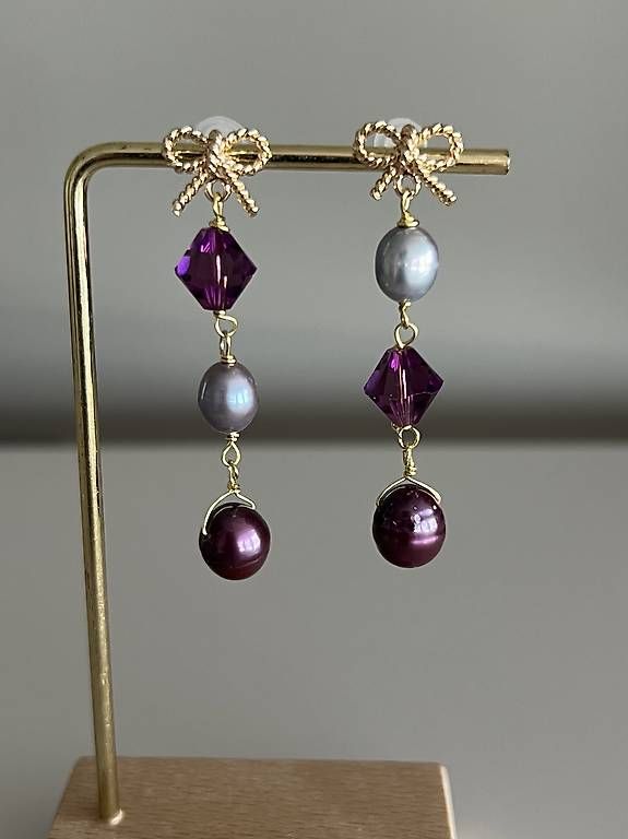 Ohrringe & -stecker: Süsswasser und Swarovski Perlen Ohrringe  – Gebraucht aus Buchs SG von jco_st8t 2