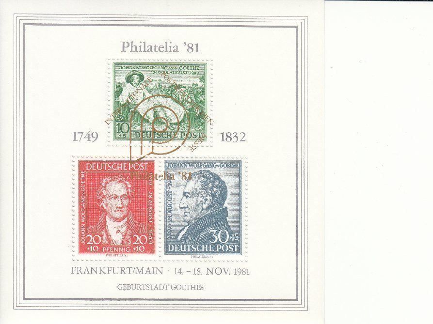 Tutti i francobolli: Faltblatt Philatelia '81 Frankfurt – Usato da Bürglen TG venduto da StampGraf 7