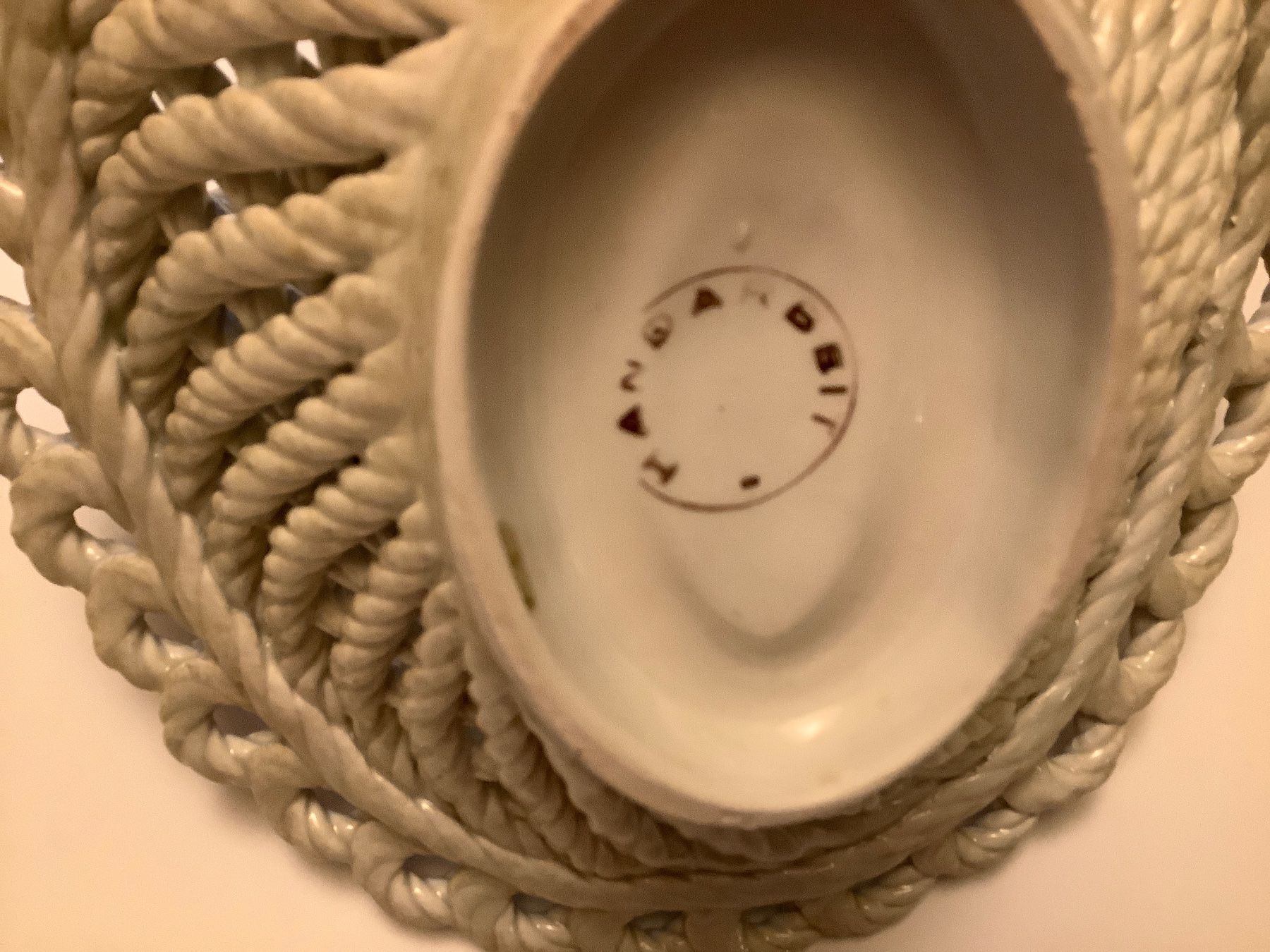 Ciotole: Steingut-Körbchen/Schälchen – Usato da Triesen venduto da boston7 2