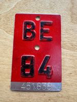 Geburtstag - Velonummer, Fahrradnummer, Veloschild BE 84