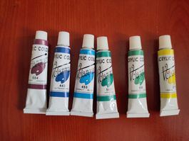 Velazquez 6x Acrylfarben Neu Versiegelt