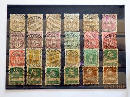 Vollstempel, Ziffermarken ab 1882 bis 1910, Top Stempel