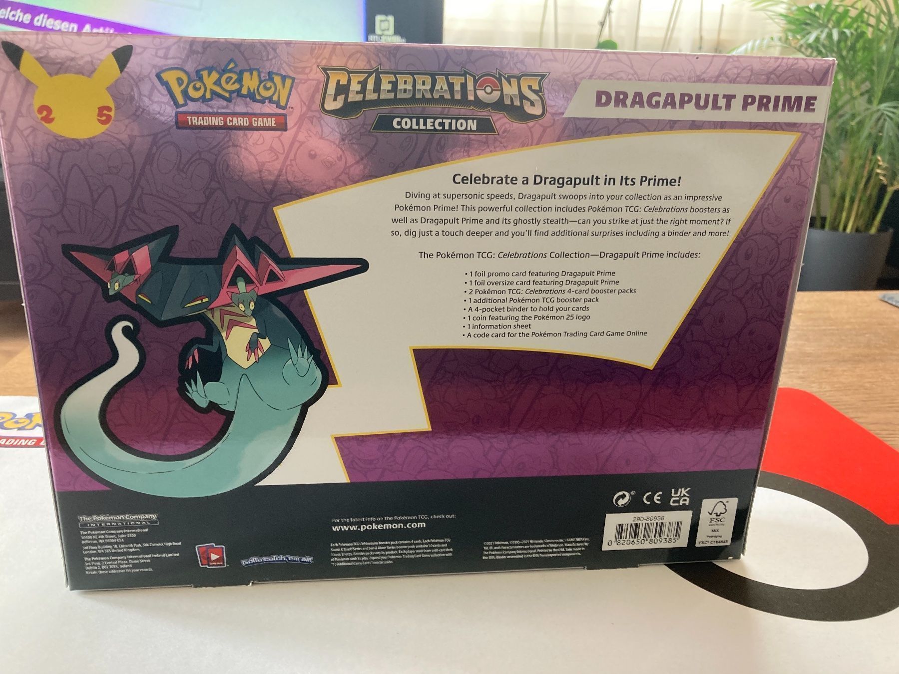 Pokémon Carte collezionabili: Pokemon Celebrations Dragapult Prime Eng – Usato da Küssnacht am Rigi venduto da Ebikoner 4