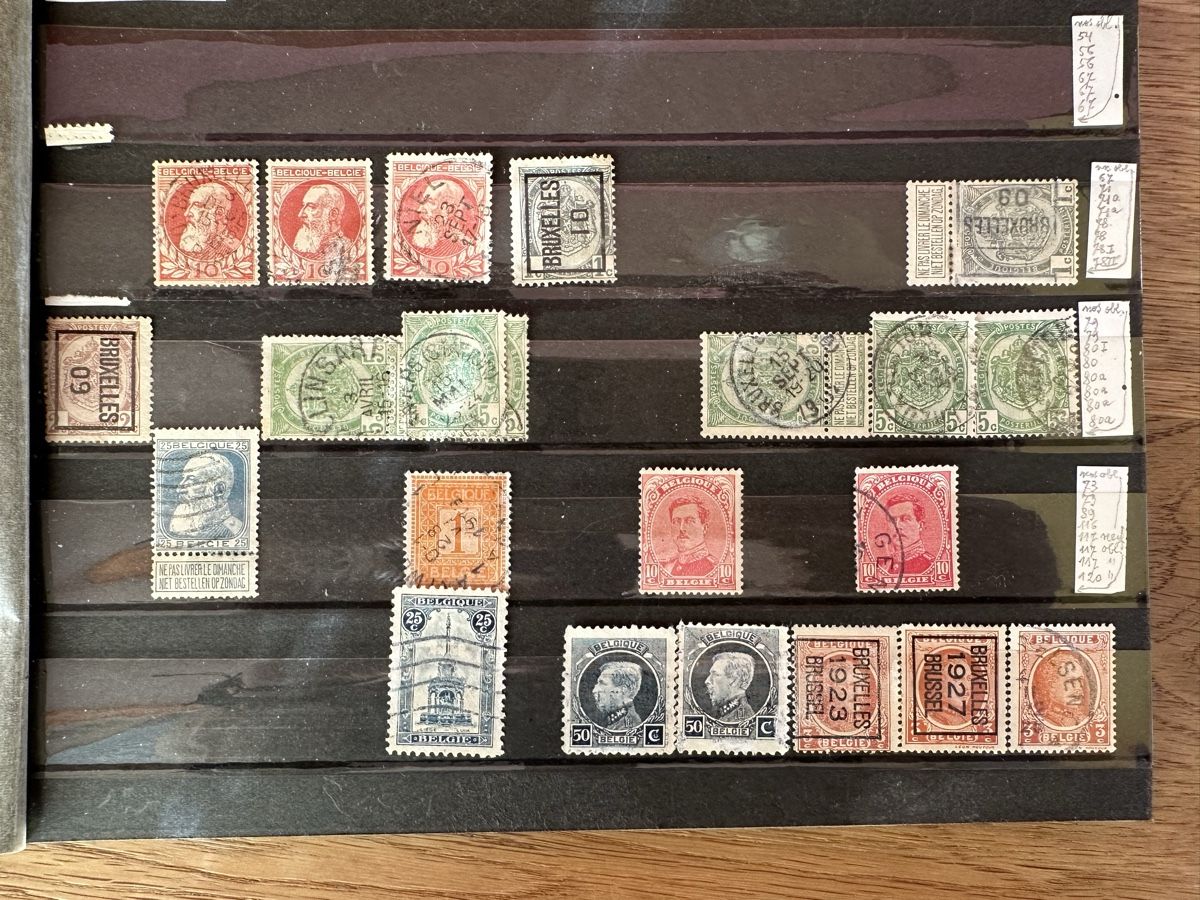 Tutti i francobolli: Belgien - schöne Sammlung – Usato da Schmitten / FR venduto da Samsara169
