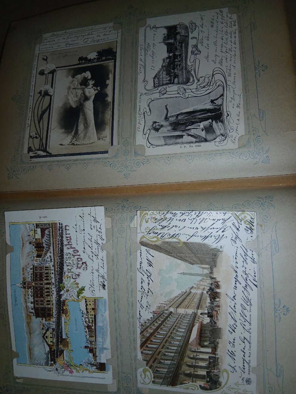 Ansichtskarten: Album Postkarten alt 1900-19003 – Gebraucht aus Münchenstein von Sozial_Labor_Brocki 3