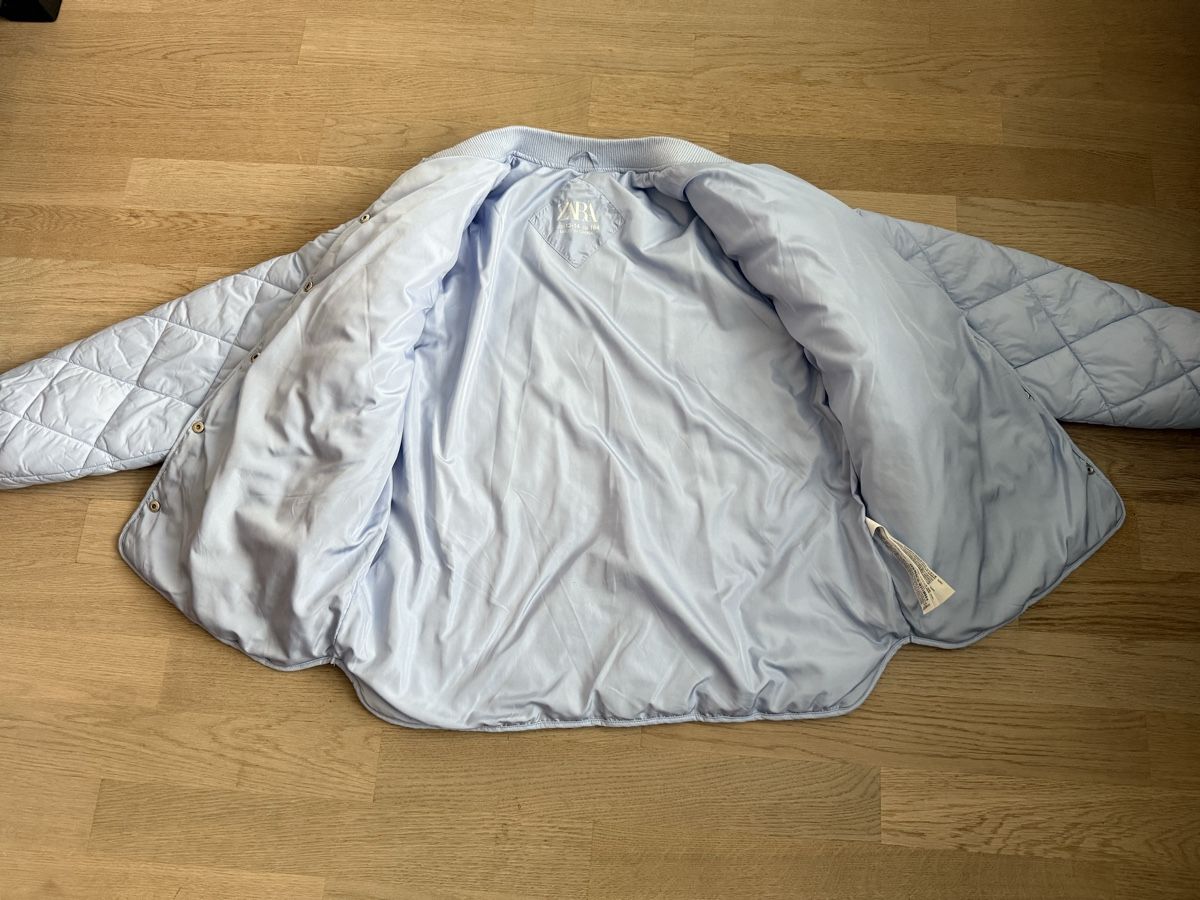 Zara Giacche & Cappotti: Zara Steppjacke hellblau, Gr. 164 – Usato da Rubigen venduto da Elmacino 4