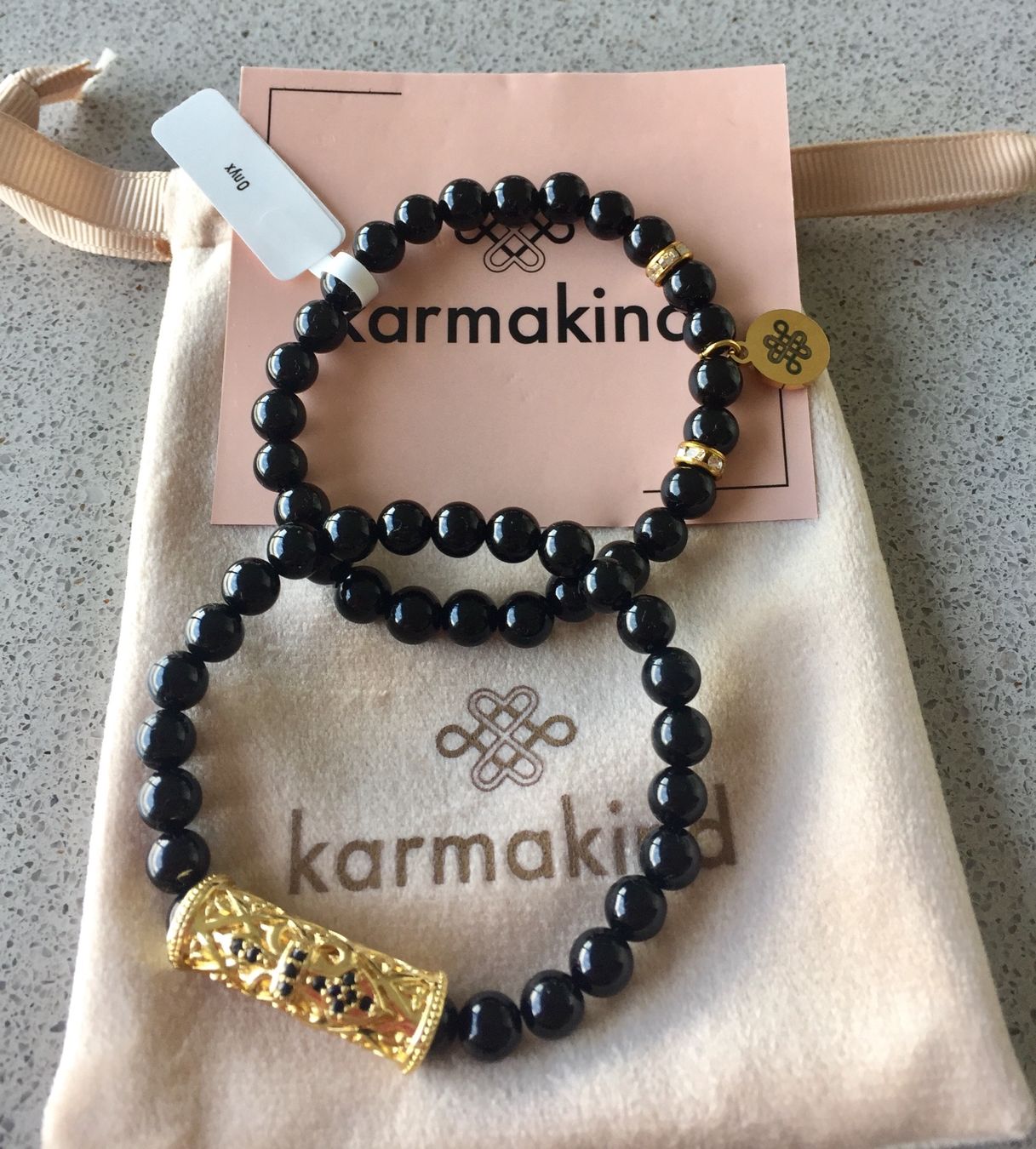 Armbänder & -reifen: NEU: Karmakind Onyx Armband Set – Neu und originalverpackt aus Lachen von mar_ox
