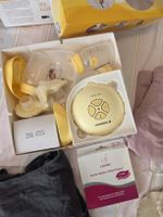 Medela Set Milchpumpe Swing Maxi, Stilltops, Wolle Seide