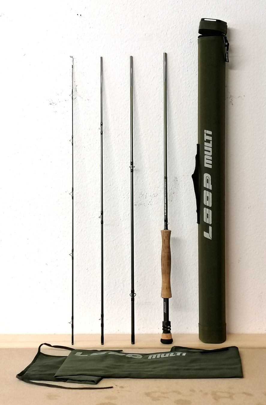 Canne da pesca: LOOP Multi 796-4 9’6ˮ 7wt 4-teilig – Usato da Reinach BL venduto da fliegenrolli
