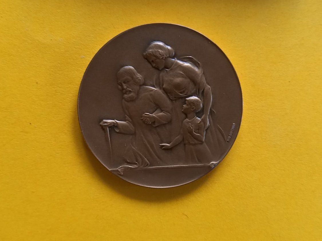 Medaillen: Médaille ancienne Section des Samaritains de Bulle 1921-1971 – Gebraucht aus Rossens FR von Souris1 1