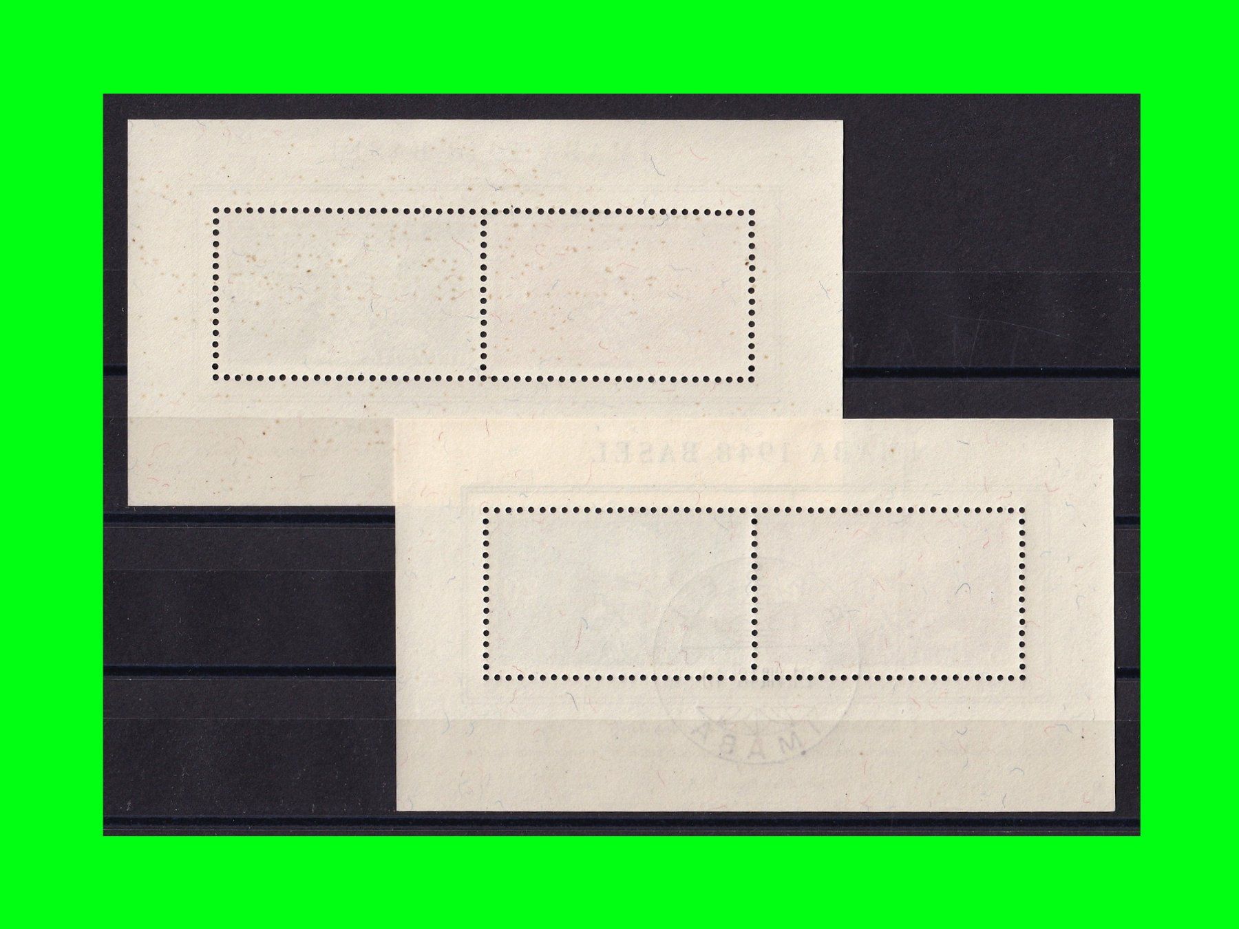 Alle Briefmarken: 2 Stück Block W31 "IMABA Basel" (1948) – Neu (gemäss Beschreibung) aus Dübendorf von chiara48 1