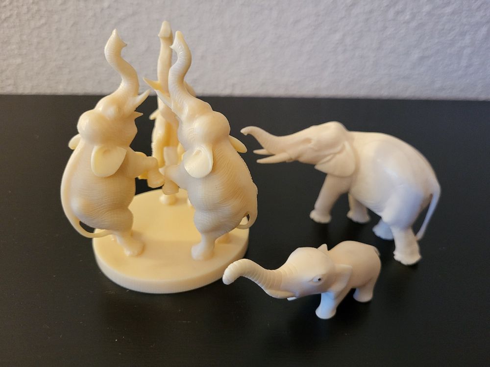 Pinenjoy Mini-Elefanten-Figuren – 6 Verschiedene Posen – Harz Deko – 2,8–5 Cm – Für Zen-Garten, Kuchen & Mikrolandschaft Kleine Elefanten Statuen Für Zuhause Und Büro