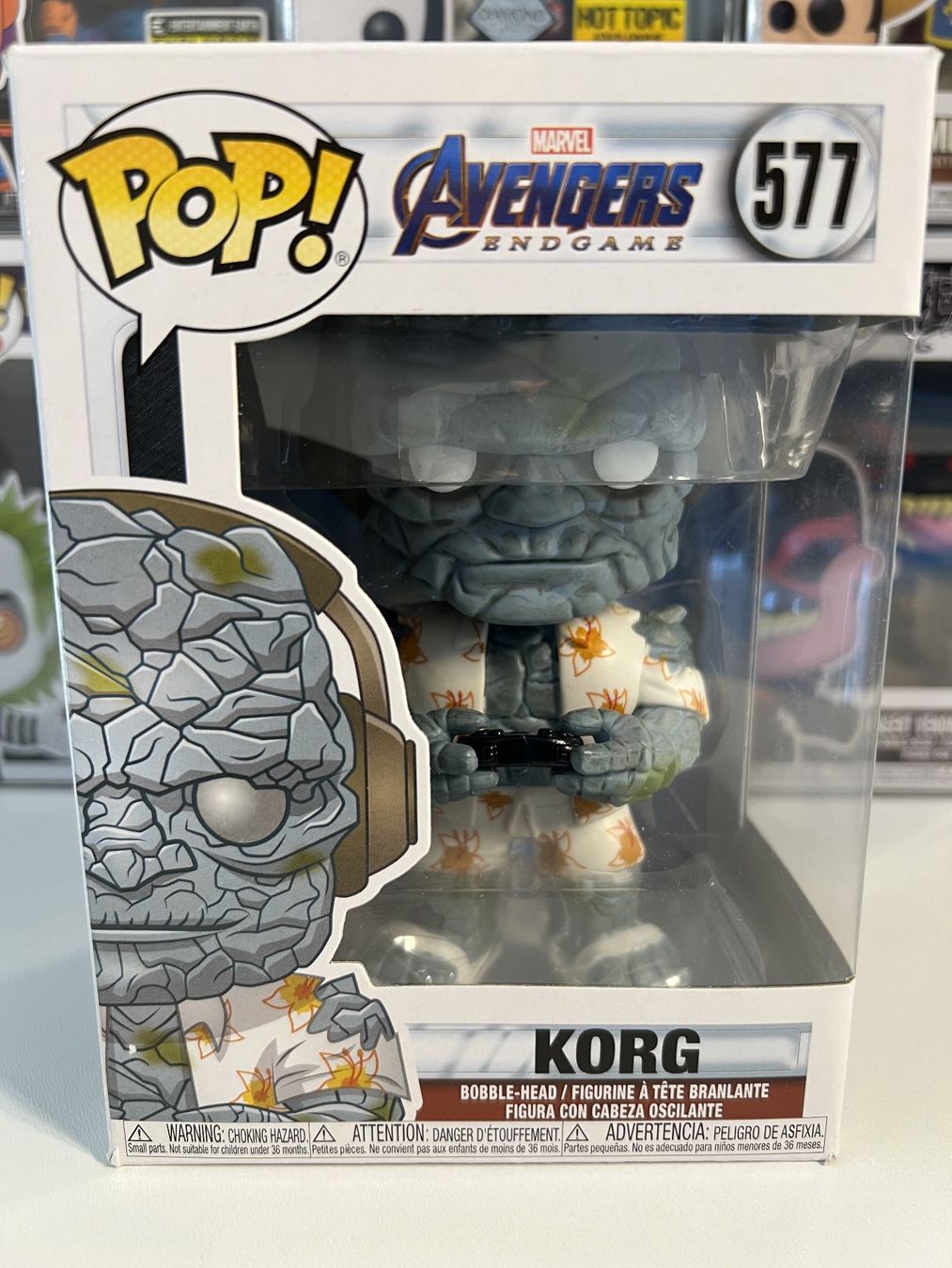 Funko Statuette: Funko POP! Avengers Endgame Korg – Usato da Le Mouret venduto da perfectbijou