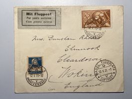 Flugpost 1931, gest. Basel Flugplatz 13.V.31, Luftpost
