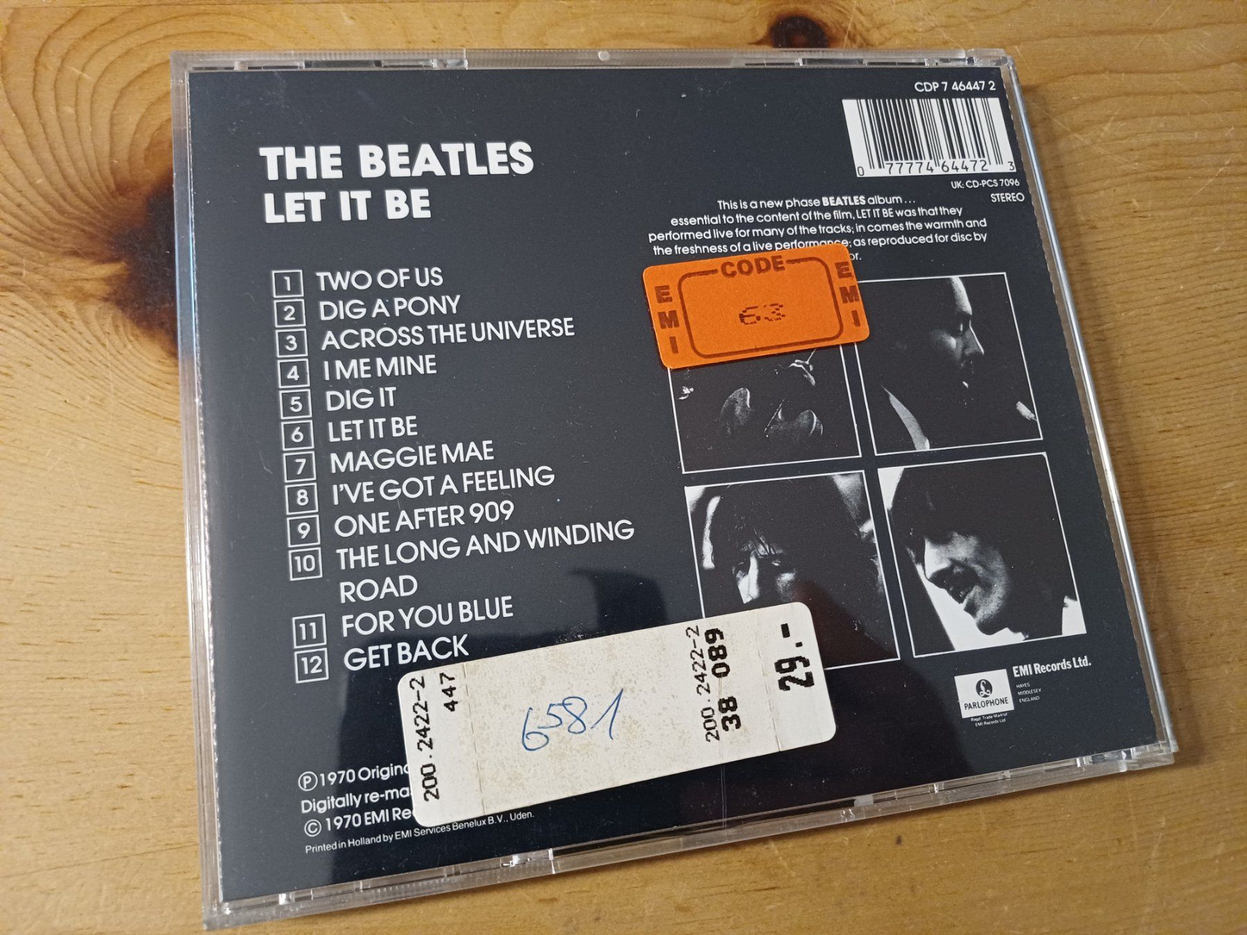 CDs: The Beatles - Let it be – D'occasion à Jona par Rreto71 3