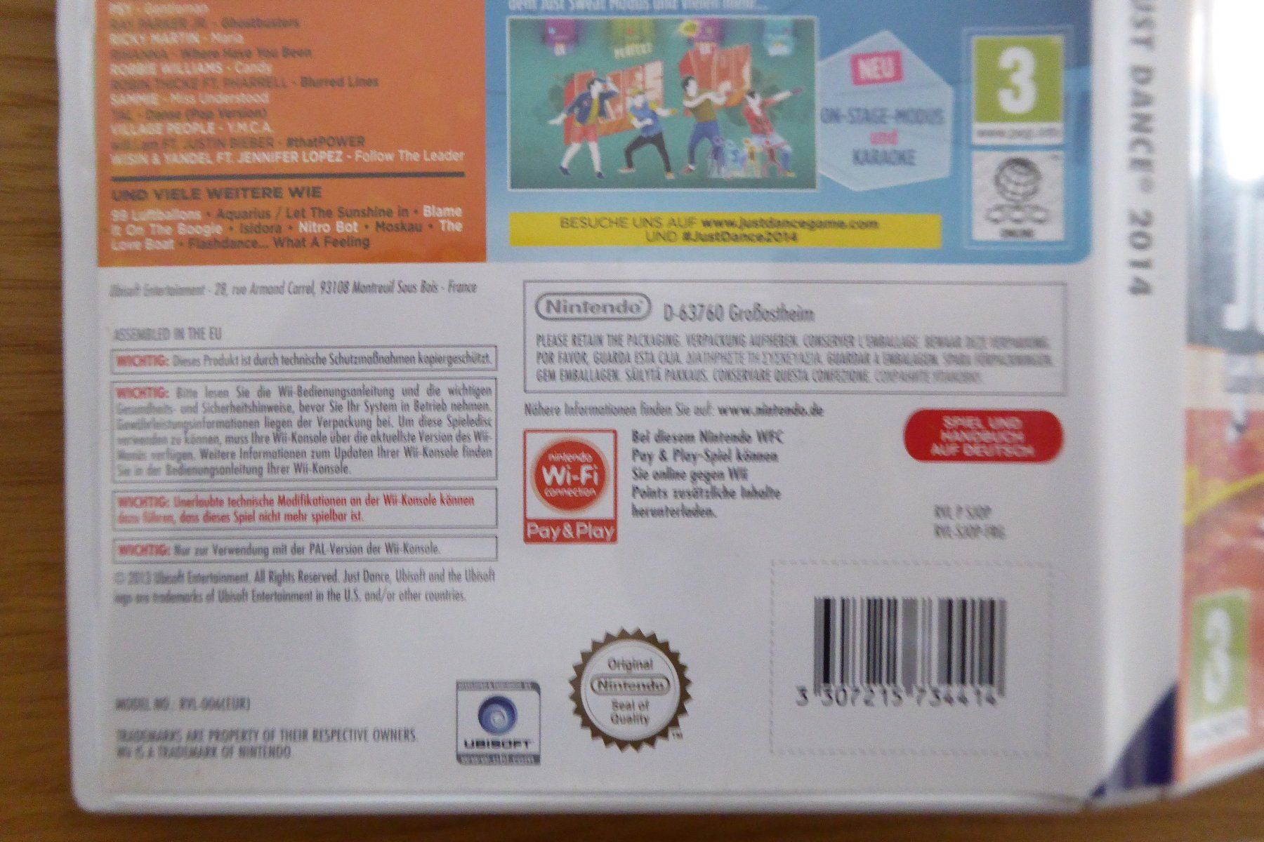 Nintendo Jeux: Nintendo WII Just Dance 2014 – D'occasion à Allschwil par Summelsarium 3