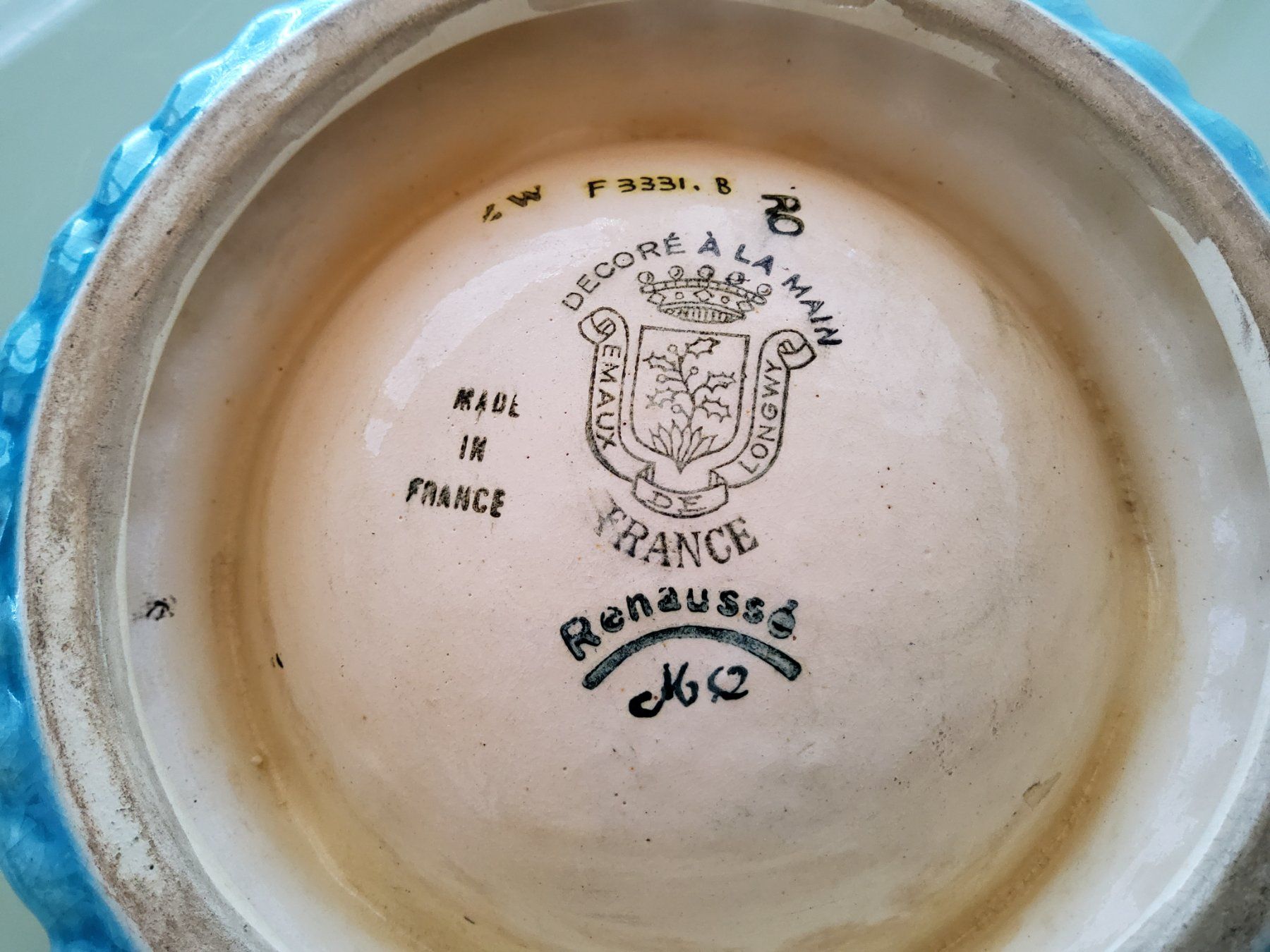 Portacenere: Joli cendrier en Emaux de Longwy – Usato da Malleray venduto da Broc-Mo 3