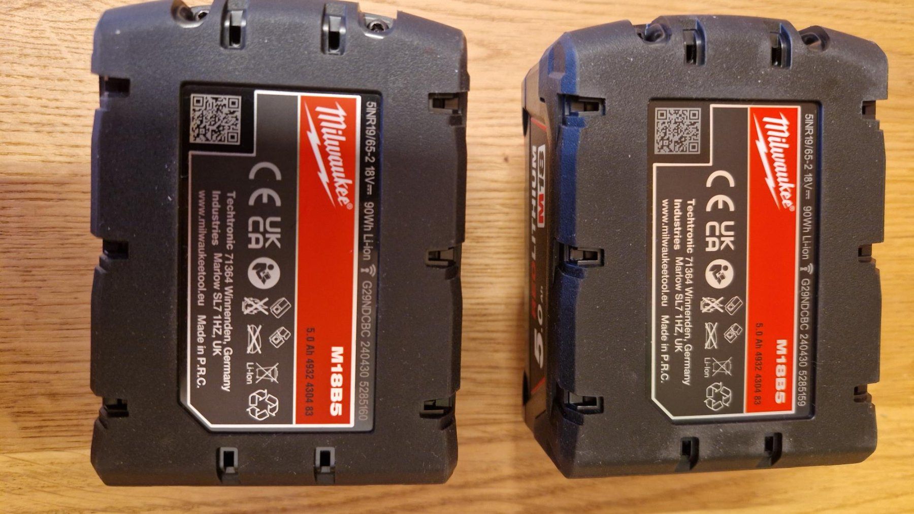 Milwaukee Akkus & Batterien: Wechsel-Akkupacks MILWAUKEE M18 B5 – Neu (gemäss Beschreibung) aus Urnäsch von Zubi07 2