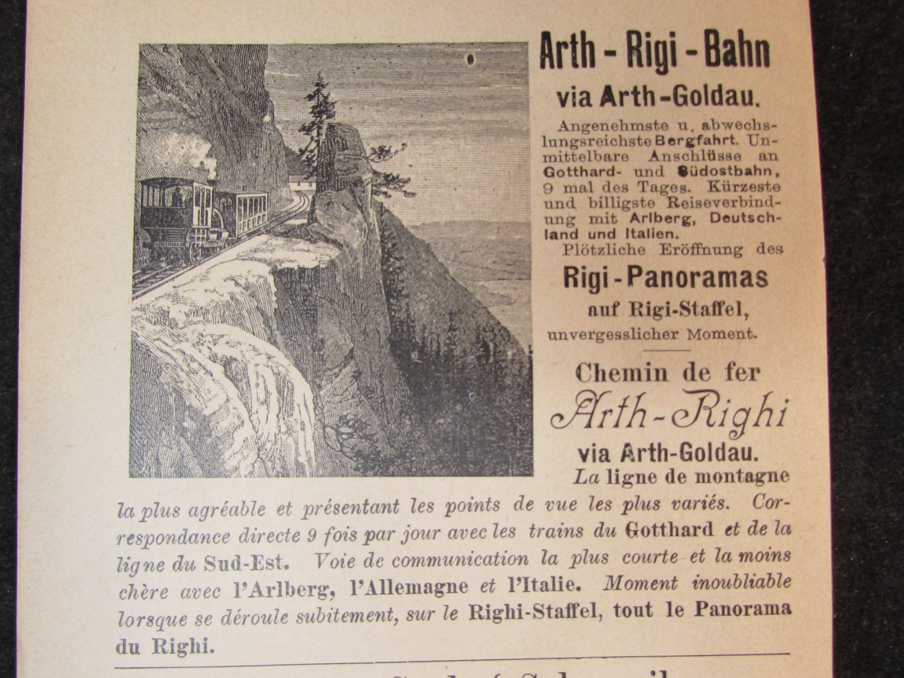 Stiche: Lot Rigi, 19.JH. – Gebraucht aus Walchwil von Shells1 6