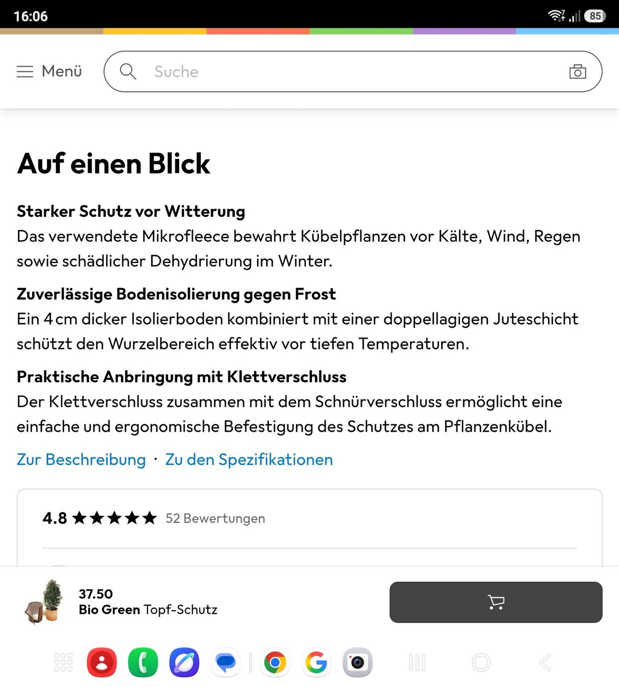 Plantes & graines: Bio Green Topf - Schutz – Neuf avec emballage d'origine à Wikon par _mc_speedy_ 2