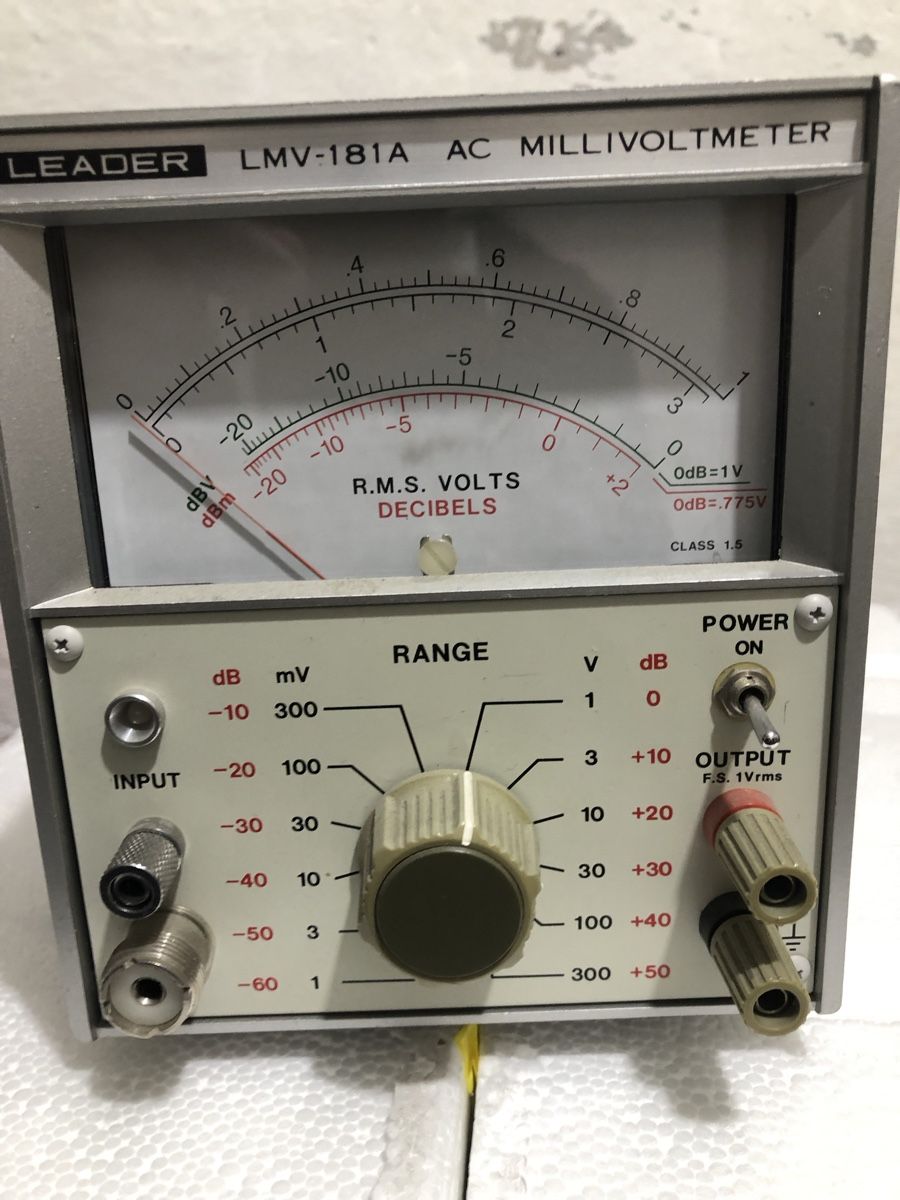 Misurare: AC Millivoltmeter Leader  KMV-181A – Usato da Biel-Bienne venduto da alos07
