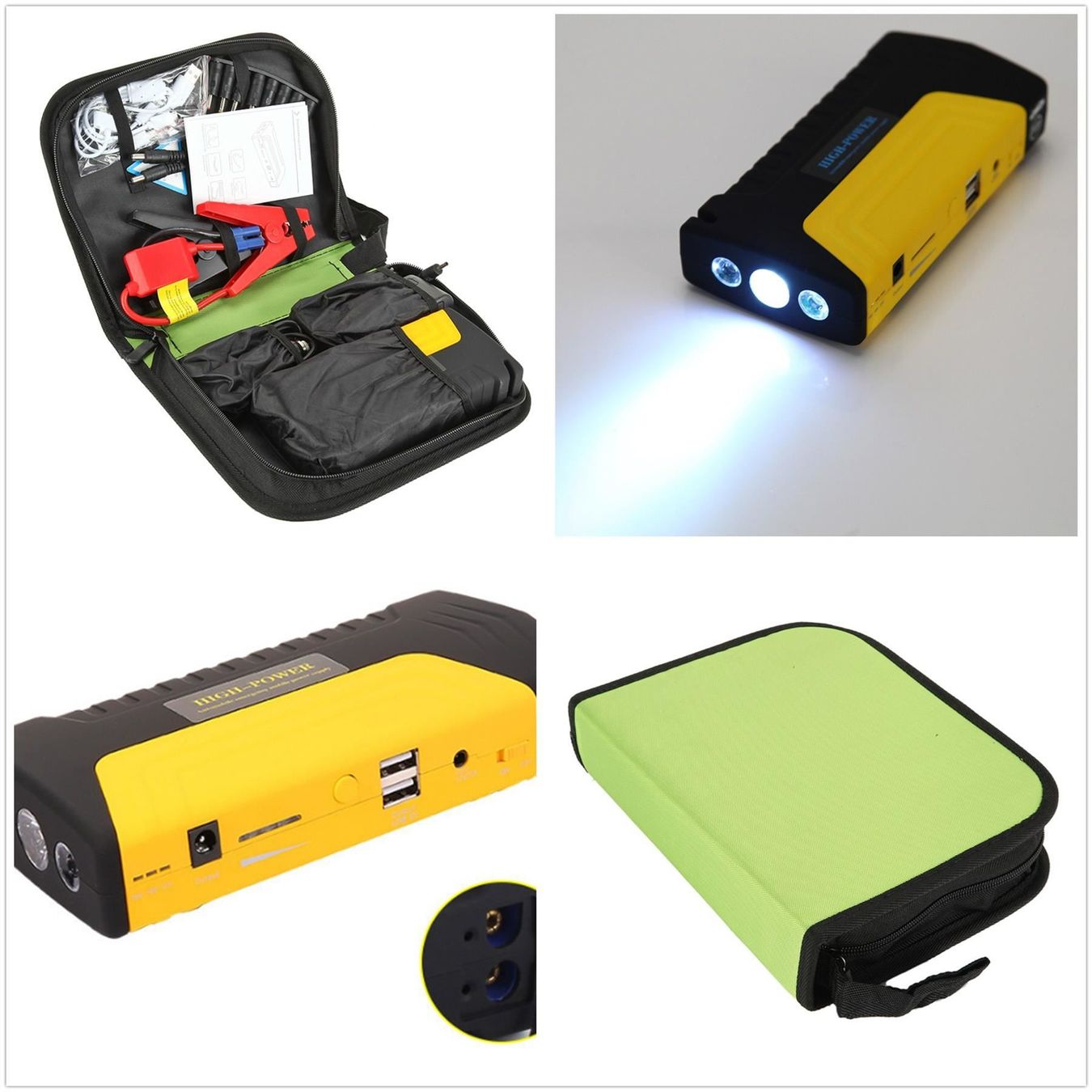 Caricatori & Batterie: 9000mAh Starthilfe Car Jump Starter – Nuovo (secondo la descrizione) da Thun venduto da nuonuoshop
