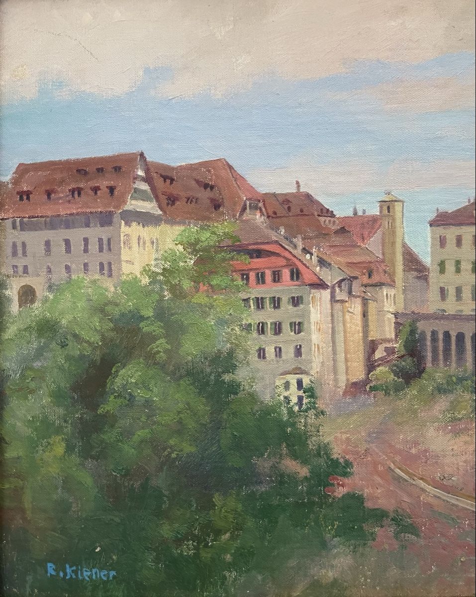 Dipinti: Kiener Robert (1866-1945) – Usato da Grosshöchstetten venduto da Perle1951 2