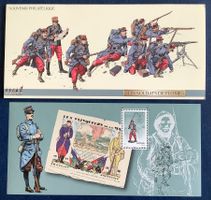 2012 Frankreich  Zinnsoldaten Infanterist 1914  Block **