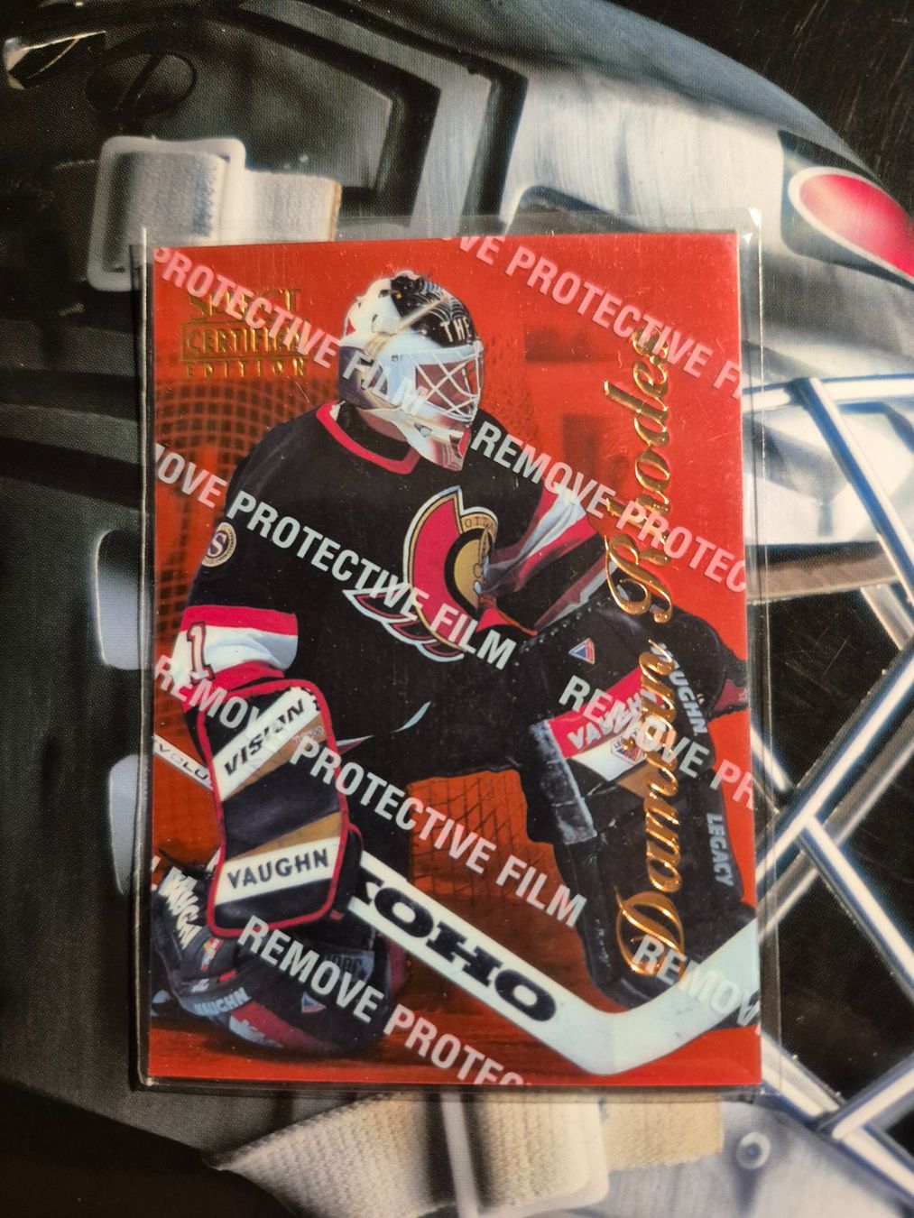 NHL Carte collezionabili: NHL Damian Rhodes Ottawa Senators – Usato da Treiten venduto da Sauber73