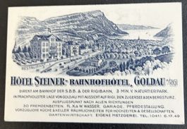 Hotelkarte Goldau mit Nota 