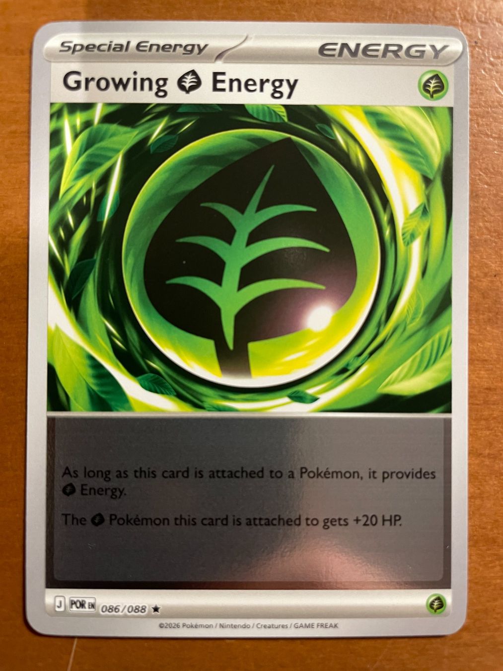 Pokémon Carte collezionabili: Pokemon Growing Energy Reverse (Versand gratis) – Nuovo (secondo la descrizione) da Chur venduto da Angerson