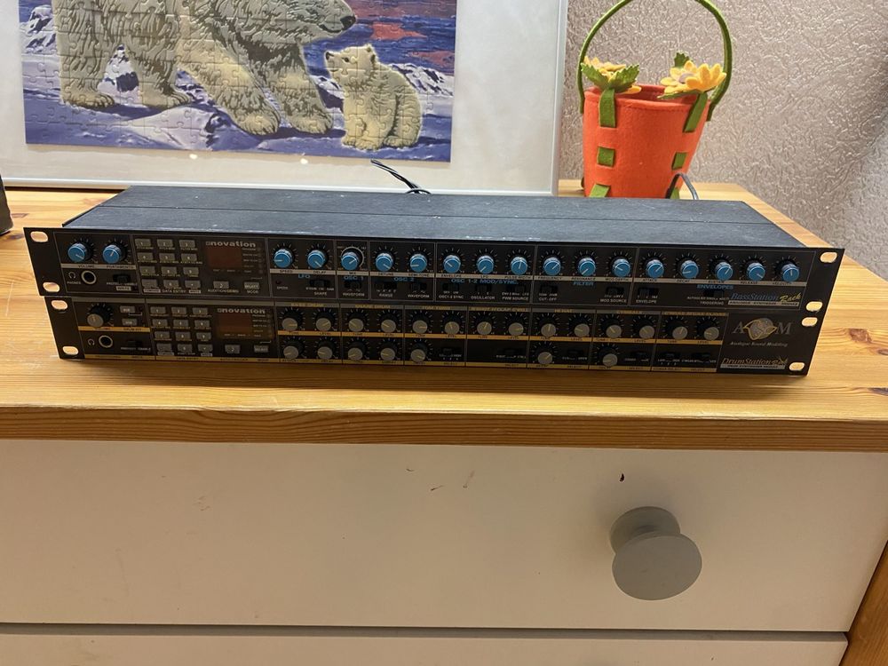 Novation BassStation & DrumStation Rack Synthesizer Analogue (Gebraucht ...