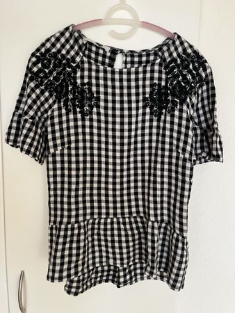 Bluse Promod mit Stickerei, Gr.36