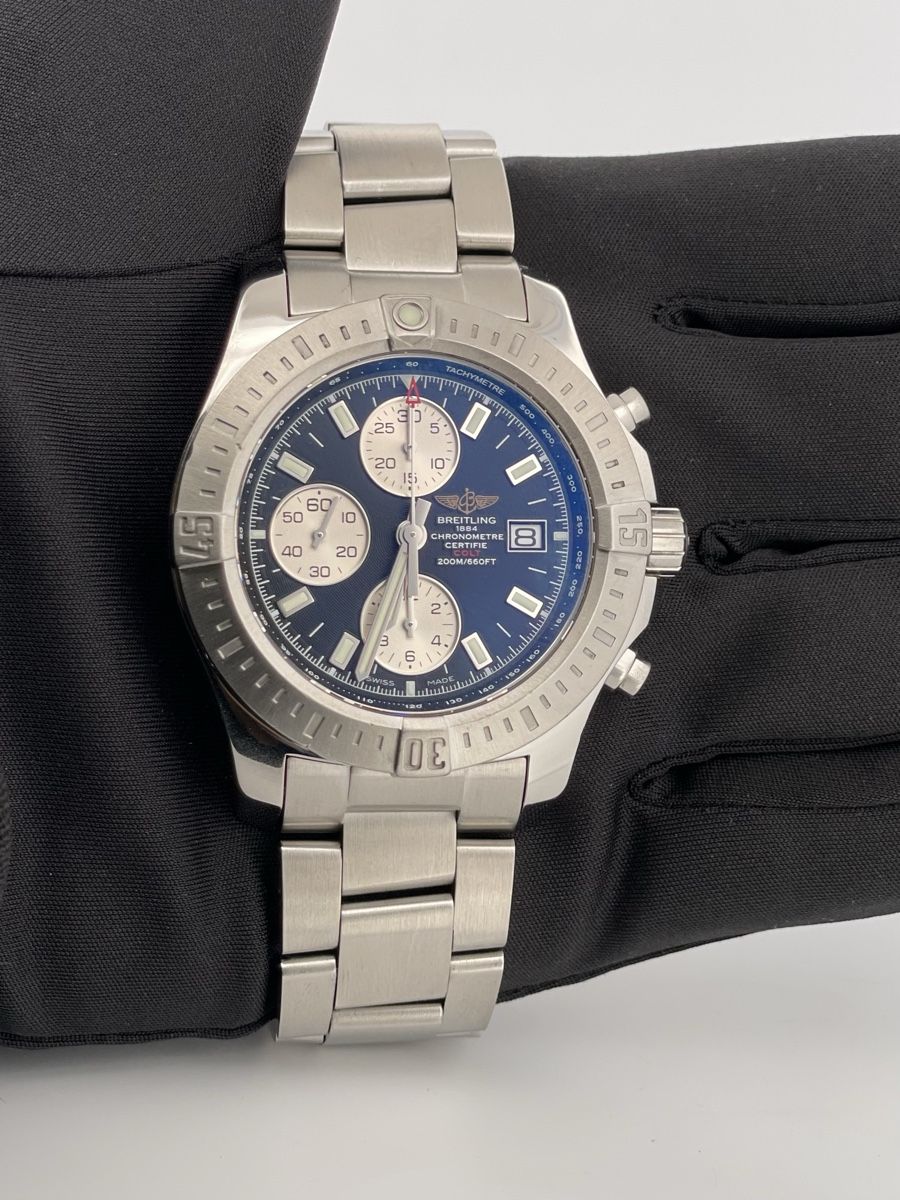 Breitling Orologi: Breitling Colt Chronograph Automatik - A13388 – Usato da Wettingen venduto da eleganceshop 4