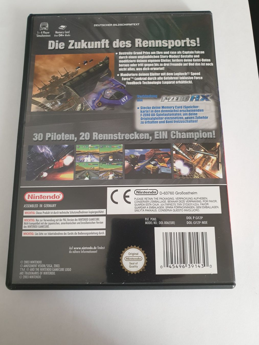 Spiele: F-Zero GX / Nintendo Gamecube deutsch – Gebraucht aus Rain von Rou_z26r 1