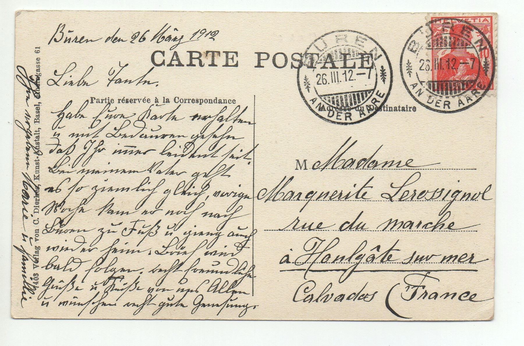 Cartoline postali: Gruss aus DIESSBACH bei Büren – Usato da Jona venduto da philajona 1