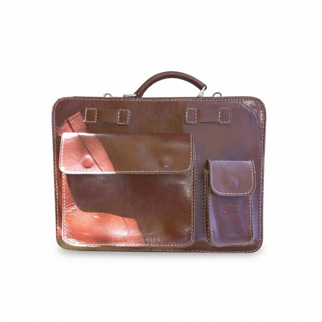 Vera Pelle Taschen: Made in Italy Herren-Ledertasche Vintagestyle – Gebraucht aus Niederhelfenschwil von pyr_n8bb