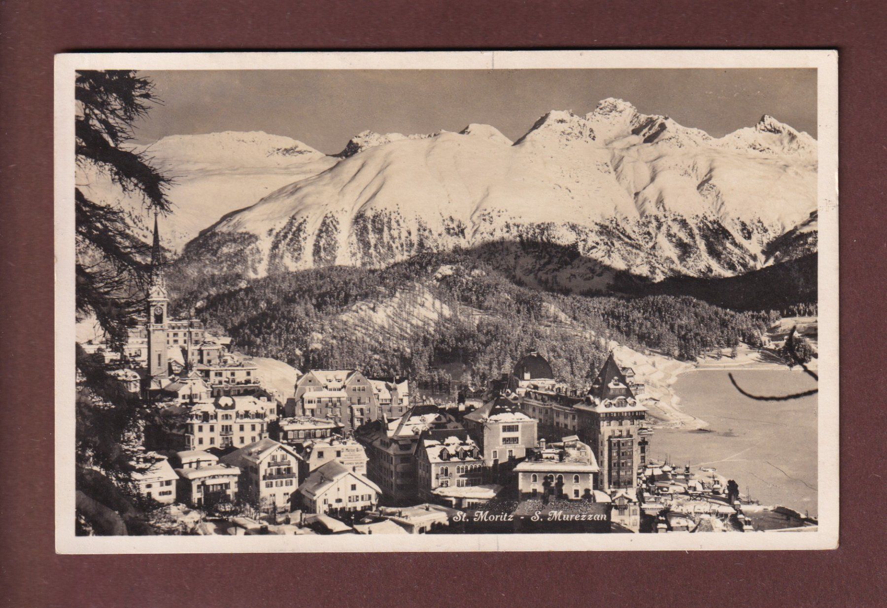 Cartes postales: ST. MORITZ - S. Murezzan - 1929 – D'occasion à Pully par nicecards-shop