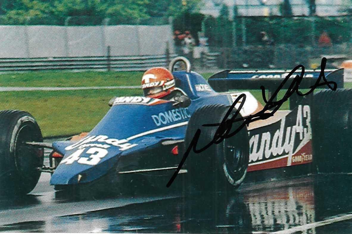 Autografi: Thackwell, Tyrrell 1980, original signiert! – Usato da Grünenmatt venduto da F1Racing-Switzerland