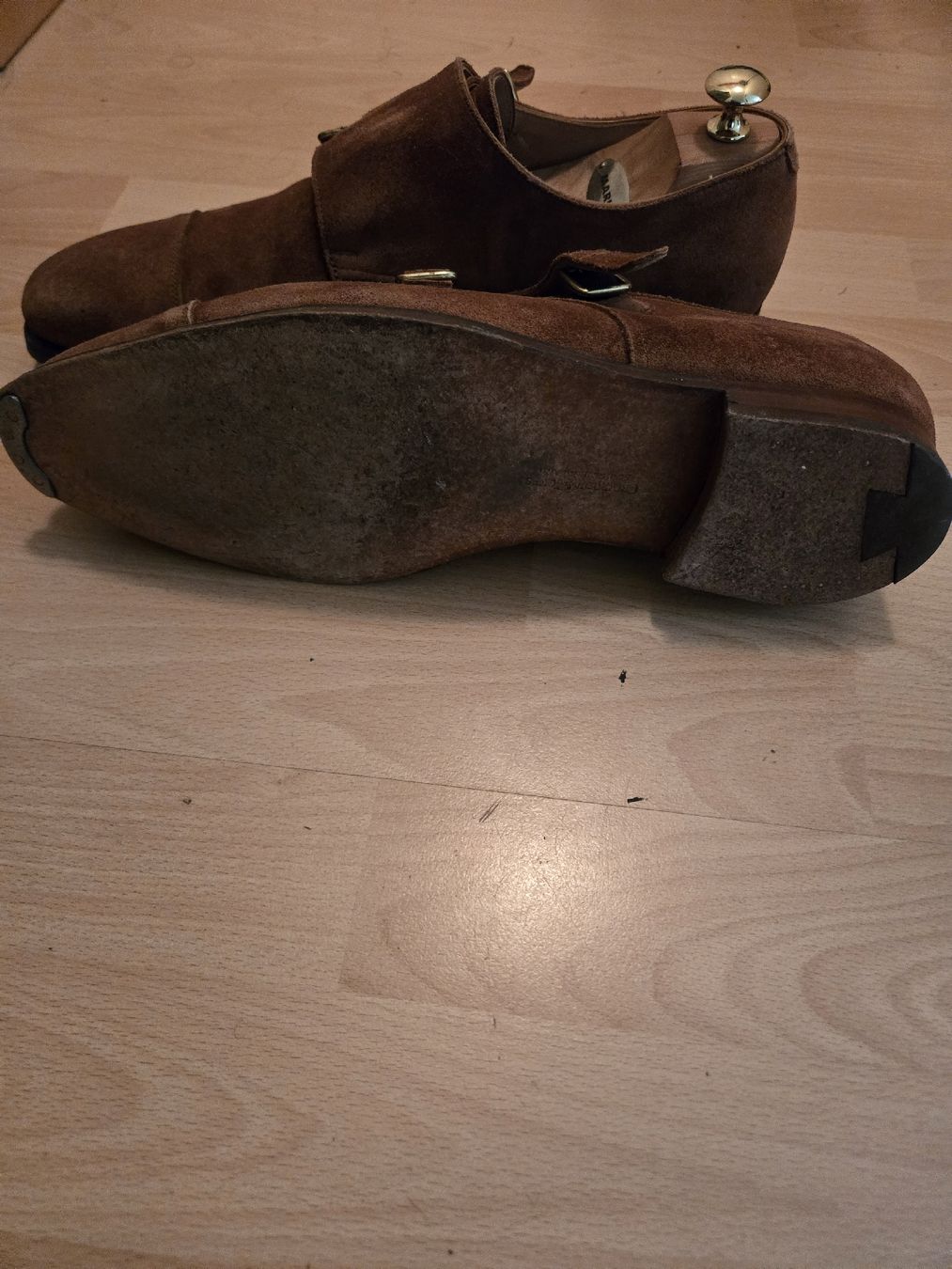 Crockett & Jones Scarpe da uomo: CROCKET & JONES SUEDE MONK – Usato da Zug venduto da f_t_827r 4