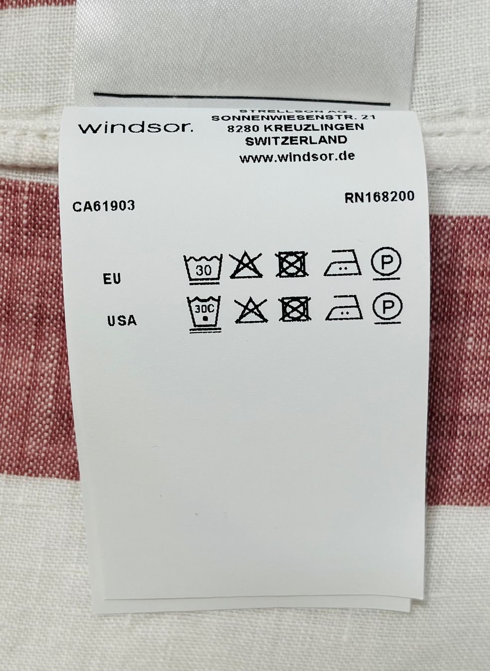 Windsor Camicie: Windsor Leinenhemd gestreift Herren Gr. 42 – Usato da Kreuzlingen venduto da schmitho 6
