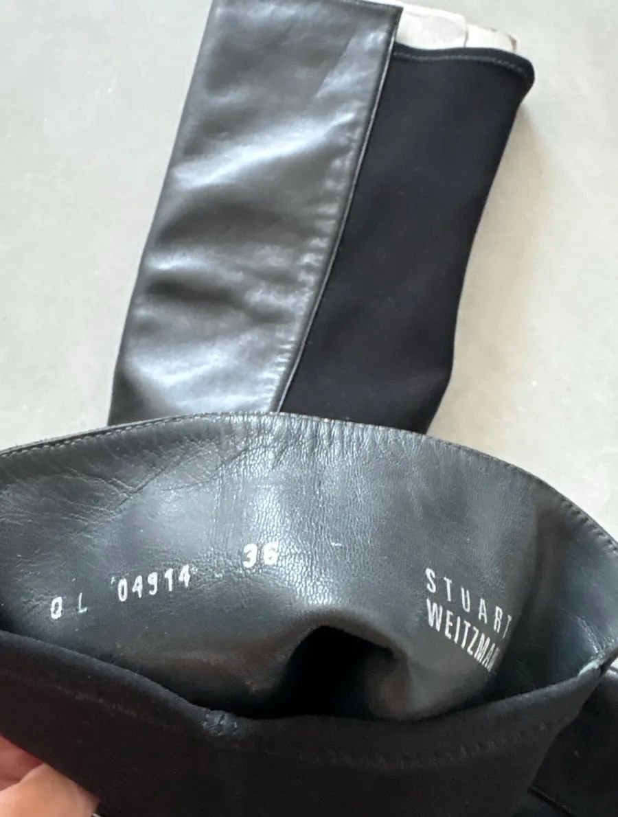 Stuart Weitzman Chaussures femmes: Stuart Weitzman Overknee Stiefel, schwarz, Gr. 36 – Neuf (Voir description) à Triesen par atos87 3